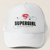 Supergirl Vrouw van Morgen Trucker Pet (Voorkant)