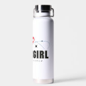 Supergirl Vrouw van Morgen Waterfles (Achterkant)