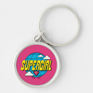 Supergirl wereldwijde pop grafiek sleutelhanger