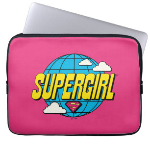 Supergirl wereldwijde pop grafisch laptop sleeve