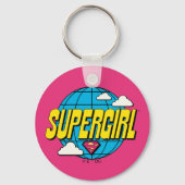 Supergirl wereldwijde pop grafisch sleutelhanger (Voorkant)