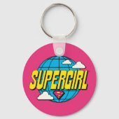 Supergirl wereldwijde pop grafisch sleutelhanger (Achterkant)