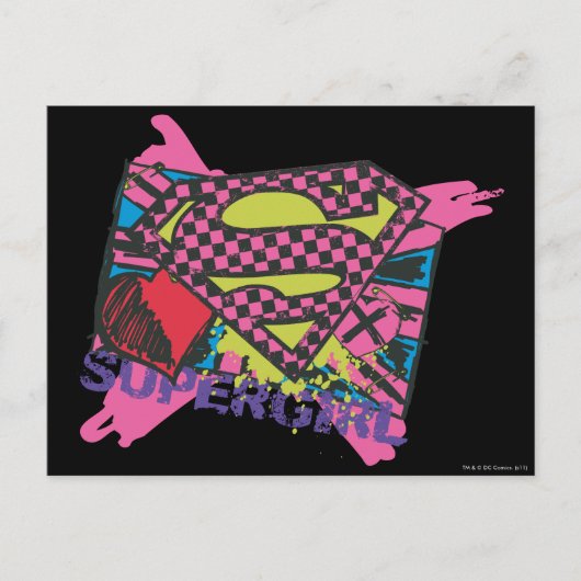 Supergirl X Briefkaart (Voorkant)