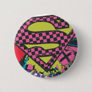 Supergirl X Ronde Button 5,7 Cm