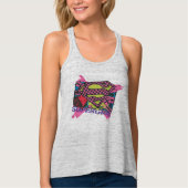 Supergirl X Tanktop (Voorkant)