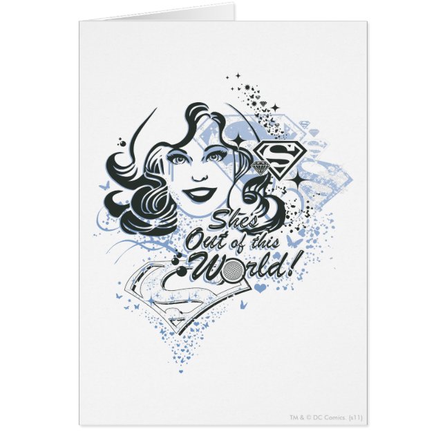 Supergirl, ze is uit deze wereld. (Voorkant)