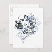 Supergirl, ze is uit deze wereld. briefkaart (Voorkant / Achterkant)