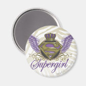 Supergirl Zebra Print Magneet (Voorkant / Achterkant)