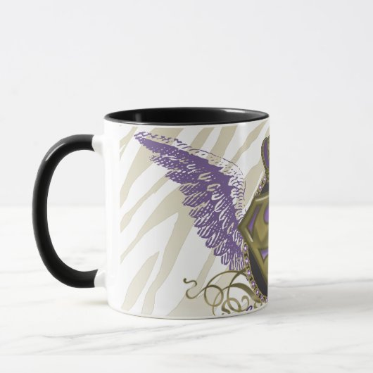 Supergirl Zebra Print Mok (Links)