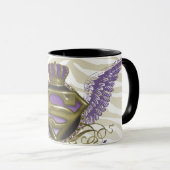 Supergirl Zebra Print Mok (Voorkant rechts)