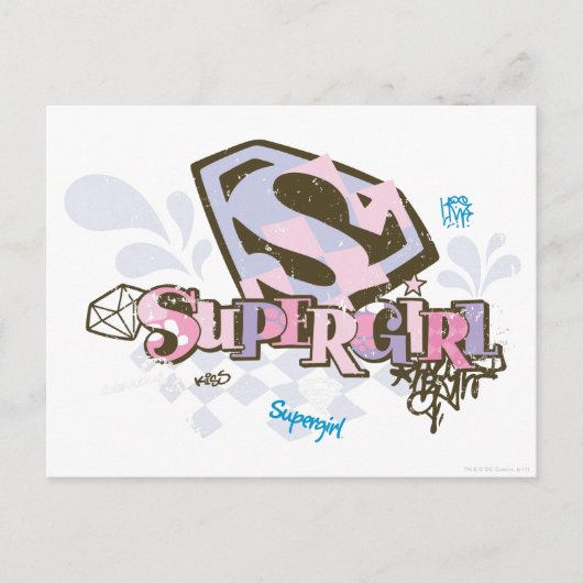 Supergirl Zo Fabulous 1 Briefkaart (Voorkant)