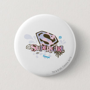 Supergirl Zo Fabulous 1 Ronde Button 5,7 Cm