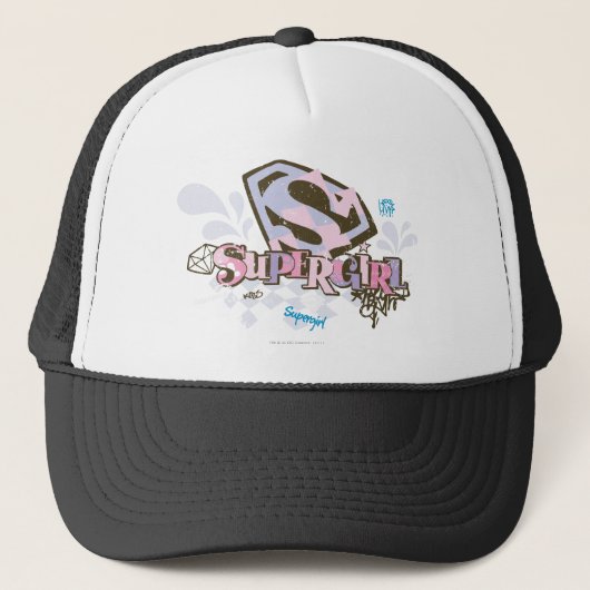 Supergirl Zo Fabulous 1 Trucker Pet (Voorkant)