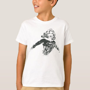 Supergirl zwarte en witte tekening 1 t-shirt