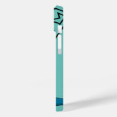 Supergirl zweven in blauw pak Case-Mate iPhone case (Achterkant / Links)