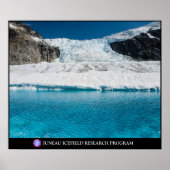 Superglaciaal meer onder de Vaughn Lewis Icefall Poster (Voorkant)