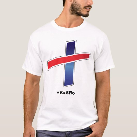 SuperGod #BaBflo stijl T-shirt (Voorkant)
