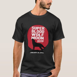Supergolf Wolf Moon Lunar Eclipse 2019 T-shirt