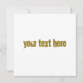 Superheiligenfeest, Fleur de Lis/zwart + goud Kaart (Achterkant)