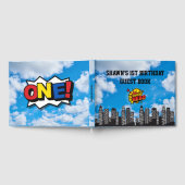 Superheld 1e verjaardag van het Guest Book Gastenboek (Volledig)