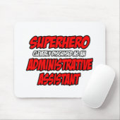 Superheld...Administratieve assistent Muismat (Met muis)