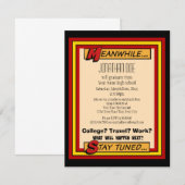 Superheld Afstuderen Kaart (Voorkant / Achterkant)