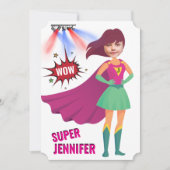 Superheld Amathday Geweldige Unieke Kaart (Voorkant)