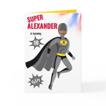 Superheld Amazing Unique Boy Fabulous Birthday Car