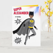 Superheld Amazing Unique Boy Fabulous Birthday Kaart (Gele Bloem)