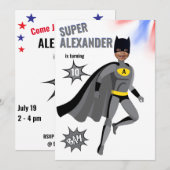 Superheld Amazing Unique Boy Fabulous Birthday Kaart (Voorkant / Achterkant)