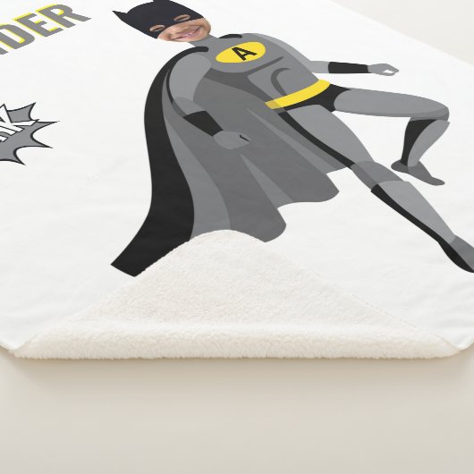 Superheld Amazing Unique Boy Fabulous Birthday Sherpa Deken (3/4)