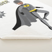 Superheld Amazing Unique Boy Fabulous Birthday Ze Sherpa Deken (3/4)