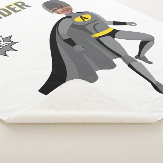 Superheld Amazing Unique Boy Fabulous Birthday Ze Sherpa Deken (3/4)