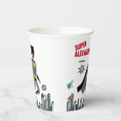 Superheld Amazing Unique Boy Fabulous Papieren Bekers (Links)