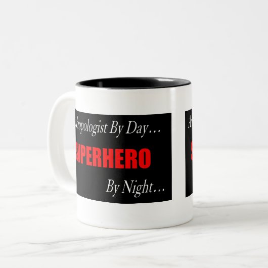 Superheld Antropoloog Mok (Voorkant links)