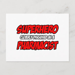 Superheld...apotheker Briefkaart