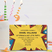 Superheld Assemble Pop Art Verjaardag Jongens Kaart