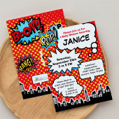 Superheld Baby Shower Feest Uitnodiging