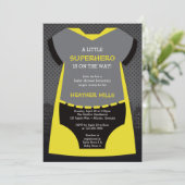 Superheld Baby shower Uitnodiging voor Reena (Staand voorkant)