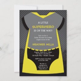 Superheld Baby shower Uitnodiging voor Reena