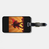 Superheld Bagagelabel (Achterkant horizontaal)