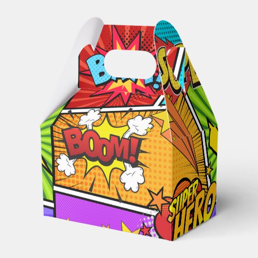 superheld bedankdoosjes (Voorkant Zijde)