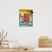 Superheld Birth Announement - Wall Art Poster (Keuken)