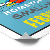 Superheld Birth Announement - Wall Art Poster (Hoek)