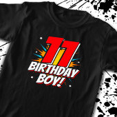 Superheld Birthday - 11 jaar oud - 11e verjaardag T-shirt