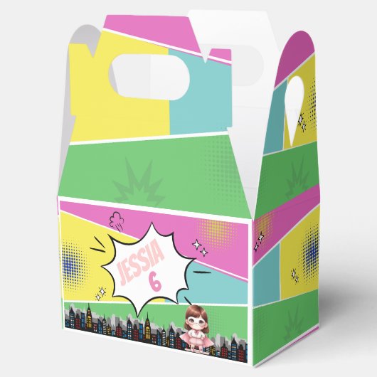 Superheld Birthday Bedankdoosjes (Geopend)