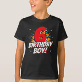 Superheld Birthday Boy - 6 jaar oud - 6 jaar geboo T-shirt (Voorkant)