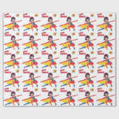 Superheld Birthday Geweldige Amazing Gift Cadeaupapier (Vlak)