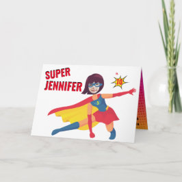 Superheld Birthday Geweldige Amazing Gift Card Kaart