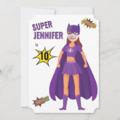 Superheld Birthday Geweldige Fab Amazing Kaart (Voorkant)